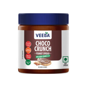 Veeba Choco Crunch Peanut Spread with added Vitamin A&D(340g)