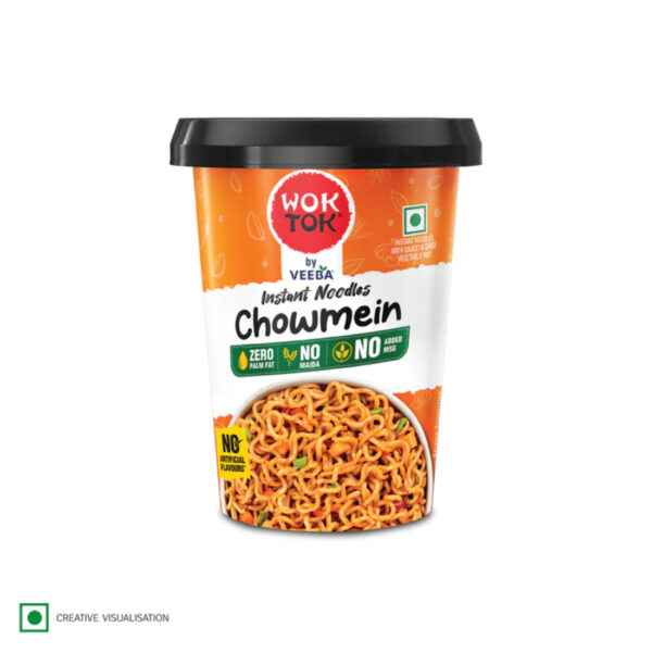 Veeba WokTok Instant Cup Noodles Chowmein (92.5G)