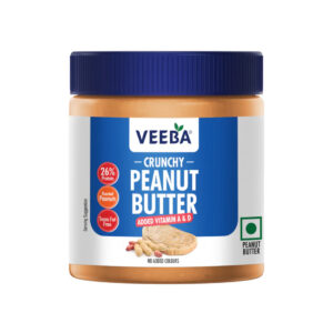 Veeba Crunchy Peanut Butter added Vitamin A & D (340 g)