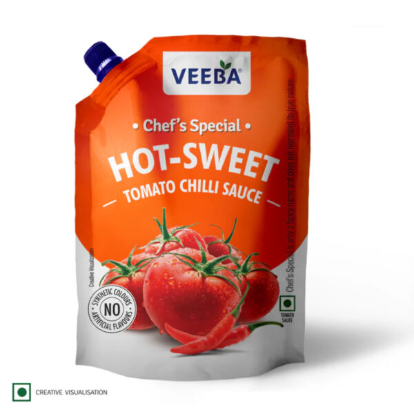 Veeba Chef's Special Hot-Sweet Tomato Chilli Sauce (450g)